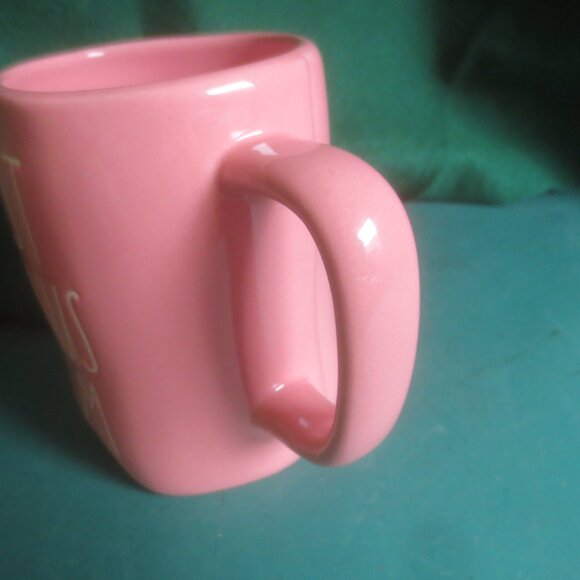 Brand New Rae Dunn 2.5 Cups Ceramic "Best Bonus Mom" Pink Cup Mug - Picture 4 of 8